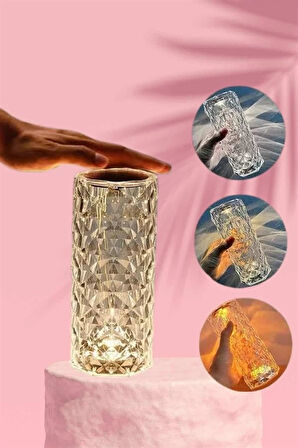 CEYLAN ADAM Sevgililer Gününe Özel Romantik Kristal Gece Lambası Sevgiliye Hediye
