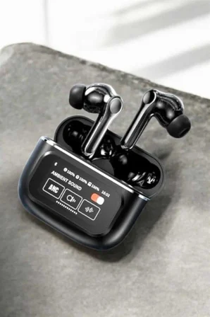 Mey İthalat Yeni Nesil Bluetooth Kulaklık Ekranlı Yüksek Ses Kaliteli Uzun Şarj Süreli