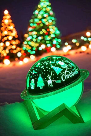 CEYLAN ADAM Hava Nemlendirici Masa ve Gece Lambası USB Projeksiyon Aromaterapi