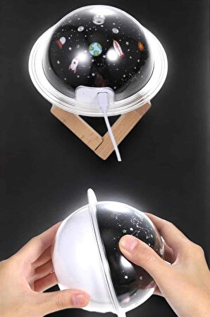 CEYLAN ADAM Hava Nemlendirici Projeksiyon Görünümlü USB Bağlantılı Aromaterapi