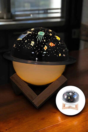 CEYLAN ADAM Aromaterapi Hava Nemlendirici Masa ve Gece Lambası