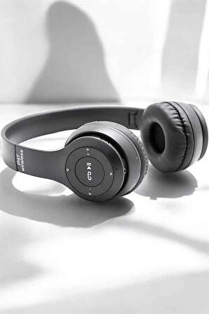 CEYLAN ADAM Kulak Üstü TF Kart ve AUX Destekli Ergonomik Bluetooth Kulaklık