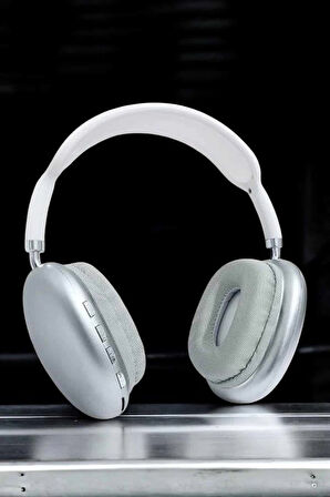 CEYLAN ADAM P9 Plus Kablosuz Kulak Üstü Bluetooth Kulaklık Beyaz Mikrofonlu Kulaküstü Kablosuz Kulaklık