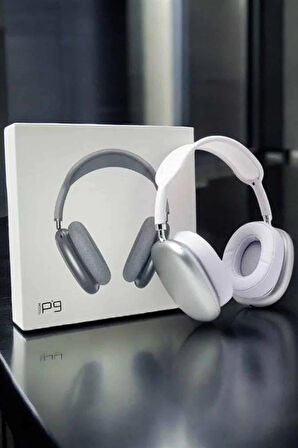 CEYLAN ADAM P9 Air Max Kablosuz 5.0 Mikrofonlu Bluetooth Kulaklık Beyaz Yüksek Ses Kaliteli