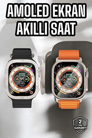 CEYLAN ADAM Akıllı Saat NFC ve GPS Uyumlu Uyku ve Sağlık Takibi Sesli Görüşme