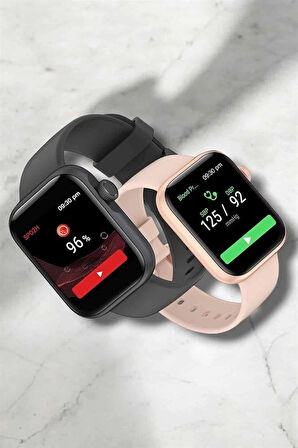 CEYLAN ADAM Akıllı Saat Adım Sayar, Kalp Atışı İzleme Dokunmatik Bluetooth Bağlantılı