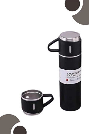 CEYLAN ADAM 3 Bardaklı Termos Seti Anneler Gününe Özel Hediye Taşınabilir Sızdırmaz Isı Koruyucu