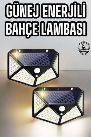Bahçe Havuz Güneş Enerjili Solar Işıklandırma Sensörlü Bahçe Aydınlatma
