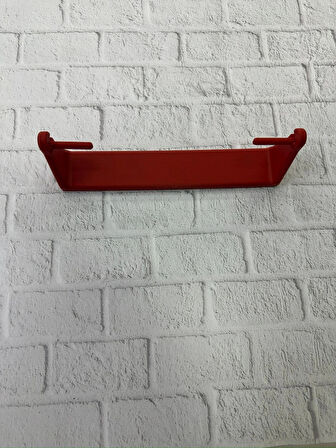 CEYLAN ADAM Kırmızı Peçete Tutucu Duvara Monte Pratik Kağıt Havlu Askısı