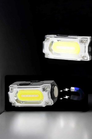 Mey İthalat® Kafa Lambası Led Fener Pratik Taşınabilir Ayarlanabilir USB Şarjlı