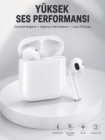Mey İthalat 2. Nesil Bluetooth Android ve İOS Uyumlu Kablosuz Kulaklık Çağrı Cevaplama