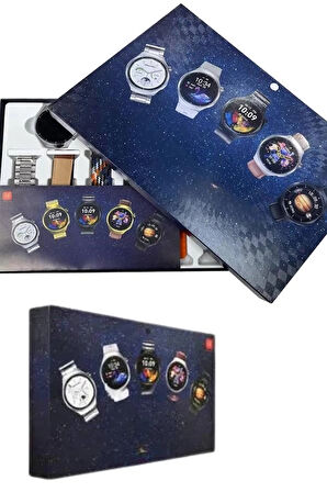 CEYLAN ADAM Akıllı Saat Çoklu Kordon Seçenekli Dokunmatik Ekran Nabız Sensörlü