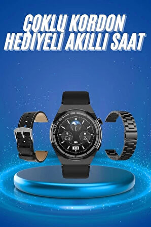 CEYLAN ADAM Çoklu Kordon Hediyeli Akıllı Saat Çağrı Cevaplama Müzik Dinleme Dokunmatik Ekran