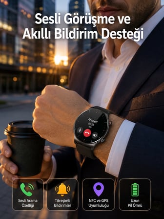 Mey İthalat Akıllı Saat Adımsayar Nabız Ölçer Titreşim Özellikli Çağrı Cevaplama Sosyal Medya Yeni Nesil