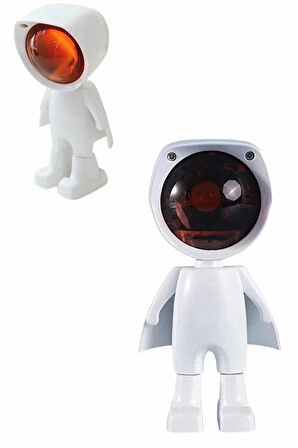 CEYLAN ADAM 180 Derece Dönebilen Astronot Masa ve Gece Lambası Projektör