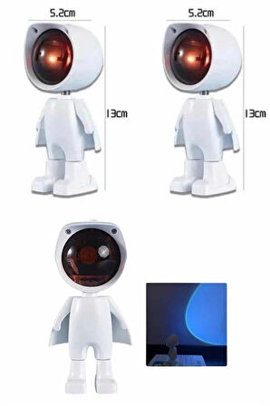 CEYLAN ADAM Projektör Atmosfer Işık Lambası Projektör Güneş Lambası Masa Lambası