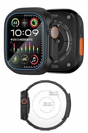 CEYLAN ADAM Ultra 3 Kordonlu Amoled Ekran Akıllı Saat Çok Fonksiyonlu Uyku ve Sağlık Takibi