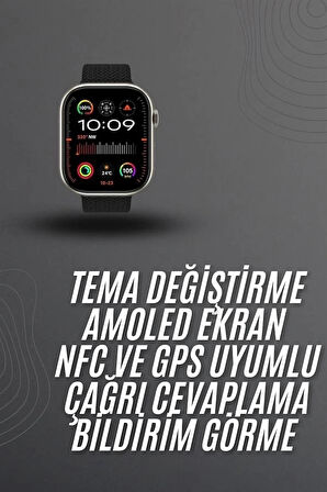 CEYLAN ADAM Akıllı saat 2.02 inch Nabız Ölçer Arama Konuşma Müzik Dinleme