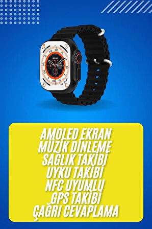 CEYLAN ADAM Android ve İOS Uyumlu Arama Konuşma Yapabilen Akıllı Saat