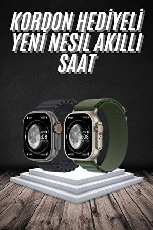 CEYLAN ADAM Yeni Nesil Akıllı Kol Saati Nabız Ölçer GPS Uyumlu 49 MM Kasa