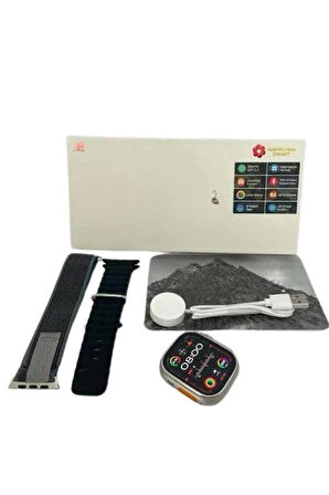 CEYLAN ADAM Yeni Nesil Akıllı Kol Saati Nabız Ölçer GPS Uyumlu 49 MM Kasa