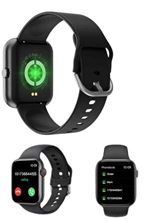 CEYLAN ADAM 1.83 İnç Akıllı Saat Android ve İOS Uyumlu Çağrı Cevaplayabilen Adımsayar GPS Takibi