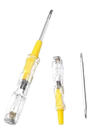 CEYLAN ADAM Çift Uçlu Kontrol Kalemi Elektrik Test Kalemi Şeffaf