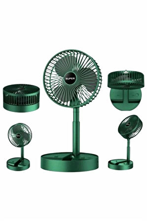 CEYLAN ADAM Katlanabilir Usb Şarjlı Masaüstü Soğutucu Mini Fan Telefon Tutucu