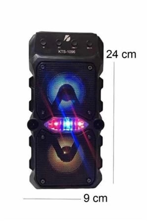 Mey İthalat Bluetooth Hoparlör Yüksek Ses Kaliteli Büyük Boy Çift Çıkışlı Ses Bombası