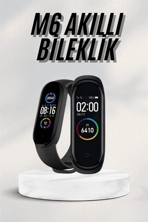 Mey İthalat® Akıllı Bileklik Android ve İOS Uyumlu Bildirim ve Çağrı Görme Spor Takibi