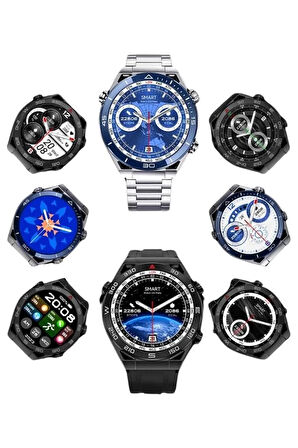 CEYLAN ADAM Akıllı Saat 1.62 İnç Ultimate Nabız Sensörlü Sesli Görüşme Yapabilen