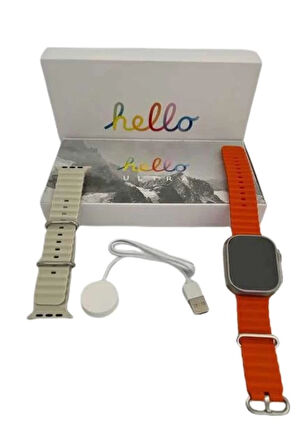 CEYLAN ADAM Yeni Nesil 3 Kordonlu Kol Saati 49 MM Amoled Ekran Akıllı Saat