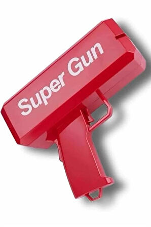 CEYLAN ADAM Para Dolar Saçma Para Atma Tabancası Otomatik Kırmızı Oyuncak