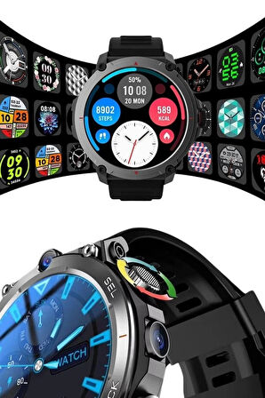 CEYLAN ADAM Akıllı Saat 3 Kordon Akıllı Saat Android ve İOS Uyumlu Uzun Ömürlü Titreşimli