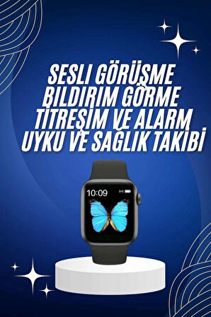 CEYLAN ADAM Arama Cevaplayabilen Akıllı Saat Bluetooth Bağlantılı Sosyal Medya Girişli