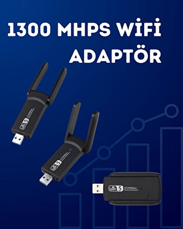 CEYLAN ADAM USB WiFi Adaptör – 1200 Mbps Hız