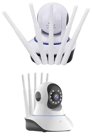 Mey İthalat LED Aydınlatmalı 5 Antenli Motorlu 1080P Wifi Kamera Sensörlü Yeni Nesil