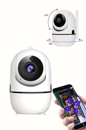 Mey İthalat Mini IP Kamera Hareketli Güvenlik Kamerası Kablosuz Wifi Kamera Mikrofonlu
