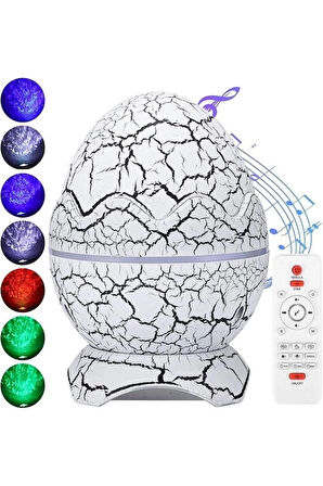 CEYLAN ADAM Gece Lambası Yumurta Işık Speaker Yeni Nesil Dinozor Yumurtası Görünümlü