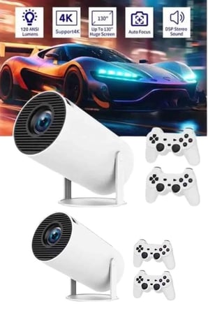 Mey İthalat® Full HD 8 GB Ayaklı Çift Kollu 4K Video Oyun Konsolu Taşınabilir Yeni Nesil