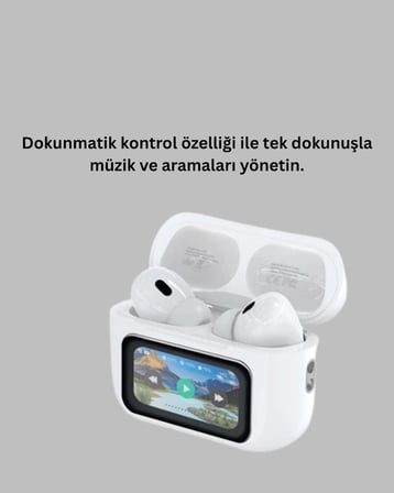 Akıllı Sensörlü Su Geçirmez Bluetooth Kulaklık Güçlü Batarya ve Bass