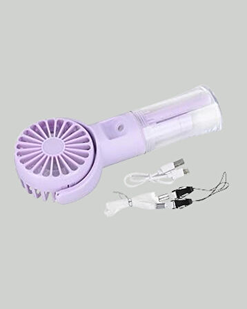 CEYLAN ADAM Taşınabilir Şarjlı Su Buharlı Mini Klima Fan