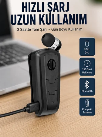 Mey İthalat Titreşimli Bluetooth Kulaklık Fineblue F910 Uzun Pil Ömrü Yeni Nesil