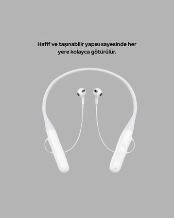 Spor ve Günlük Kullanım İçin 100 Saatlik Kablosuz Kulaklık
