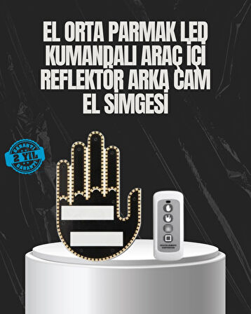 CEYLAN ADAM Uzaktan Kumandalı LED El Park Uyarı Cihazı 2025 Model A Kalite