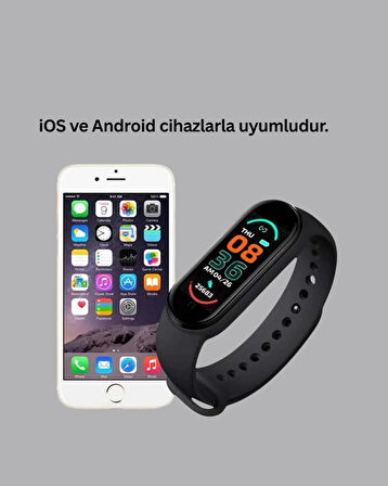 CEYLAN ADAM Akıllı Bileklik – Kalp Atışı, Uyku, Adımsayar ve Bildirim Takibi