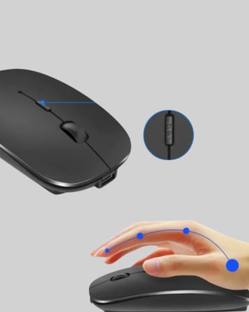 Mey İthalat® Optik Sensörlü Sessiz Fare – Geniş Uyumluluk ve Ergonomik Yapı