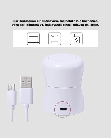 Mey İthalat Mini Tırnak Kurutucu – Hızlı Kurutma İçin UVLED Işık Teknolojisi Yeni Nesil