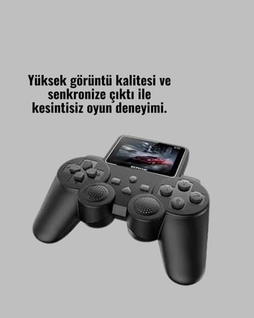 Mey İthalat S10 Gamepad HDMI TV Bağlantılı 520 Klasik Retro Oyun 2025 Seri Orijinal Yeni Nesil