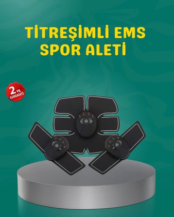 Mey İthalat® EMS Titreşimli Spor Cihazı Kas Geliştirme ve Yağ Yakma 2025 Seri Orijinal